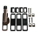 144KR-U 鍵付取替クレセント錠 R用 アンバー 00776865-001(3)