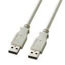 サンワサプライ USBケーブル A-Aコネクタ 1m KB-USB-A1K2(2)
