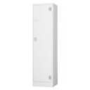 豊國工業 スタンダードロッカー1人用 シリンダー錠 TLK-S1 CN-85色 ホワイトグレー