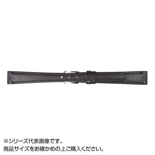 MIMOSA ミモザ 時計バンド Eカーフ 7mm ブラック 美錠:銀 CE-A7 MIMOSA ミモザ 時計バンド Eカーフ 7mm ブラック 美錠:銀 CE-A7