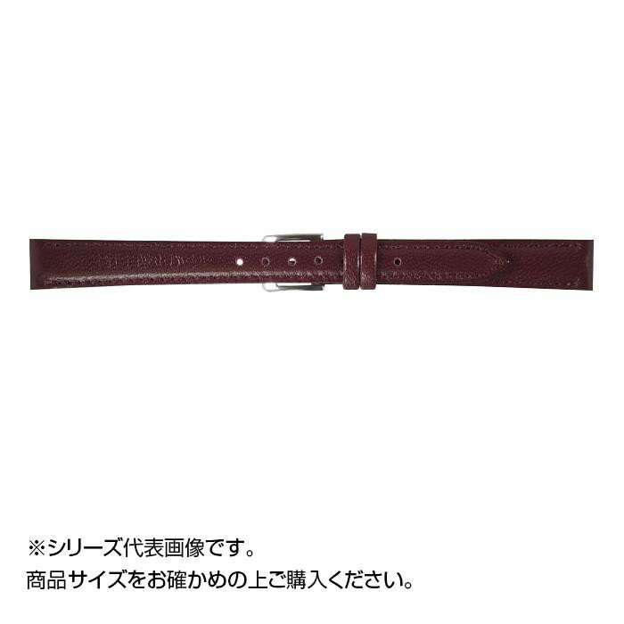 MIMOSA ミモザ 時計バンド キッド 12mm ワイン 美錠:銀 ZK-W12