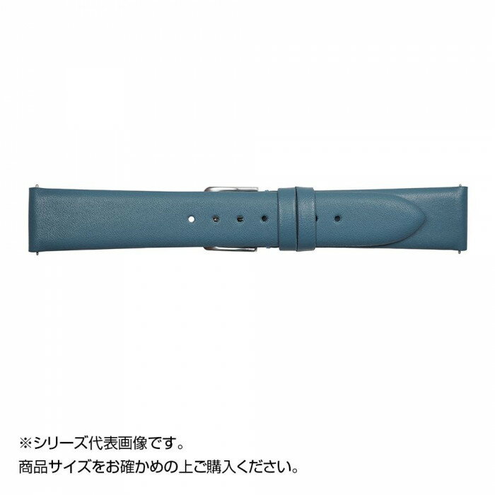 Emitta エミッタ 時計バンド オイルキティ スライド式バネ棒 18mm スカイブルー 美錠:銀 EK-SK18