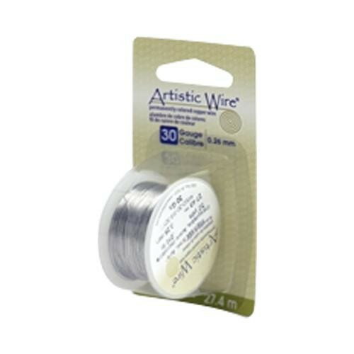 Artistic Wire アーティスティックワイヤー ステンレススチール 0.25mm×約27.4m 30