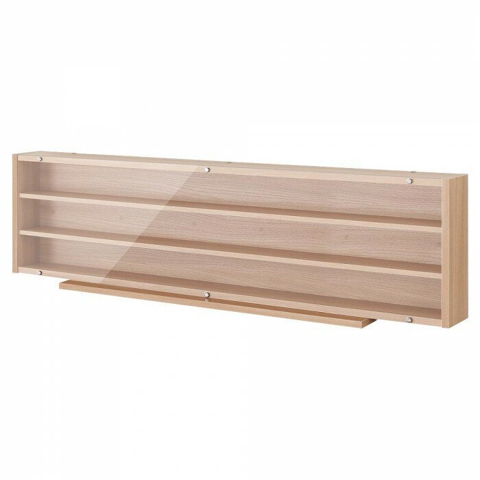 Nゲージ　HOゲージ対応　鉄道模型ディスプレイケース幅113cm　ナチュラル　TMC-K113N