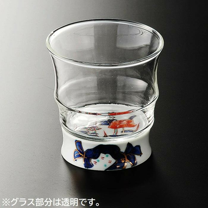 有田浪漫 ロックグラス 古伊万里風 INT-103-6-5