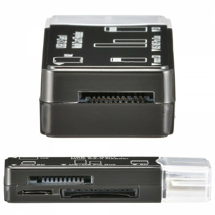 OHM マルチカードリーダー 49メディア対応 USB3.2Gen1 ブラック PC-SCRWU303ーK