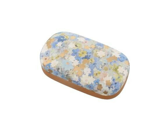 フラワーリング FLOWERING 小物入れ フラワーパターン GKO0016-BL ブルー