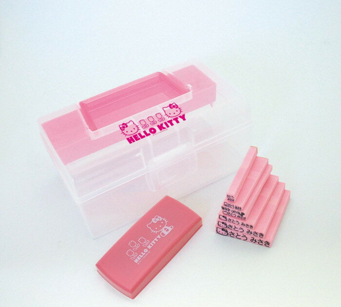 ハローキティ　お名前スタンプ メールパック　ピンクインキ　TSK-67426