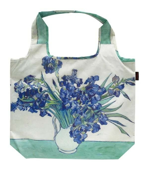 名画クーラーエコバッグ ゴッホ アイリスの花瓶 AE-01525
