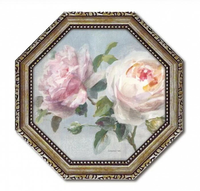 八角 ミニゲル アートフレーム ダンフイ ナイ ラブリー ローズ DN-02573