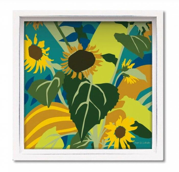 ロハス ミニアートフレーム ミーガン ギャラガー サンフラワー LA-01301