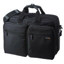 サンワサプライ 3WAYビジネスバッグ 出張用 15.6インチワイド ブラック BAG-3WAY21BK(4)