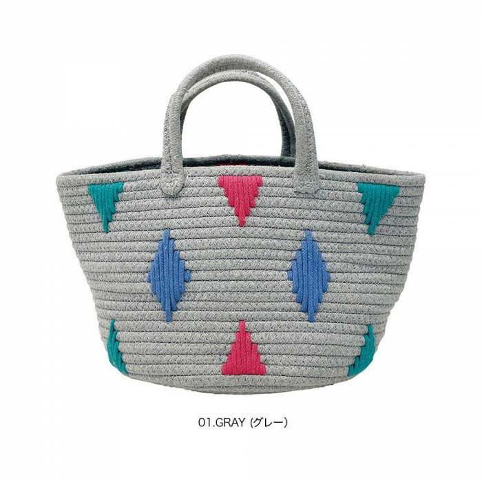 ROOTOTE롼ȡȡLT.ǥ.ROPE-rhombs-A GRAY298701
