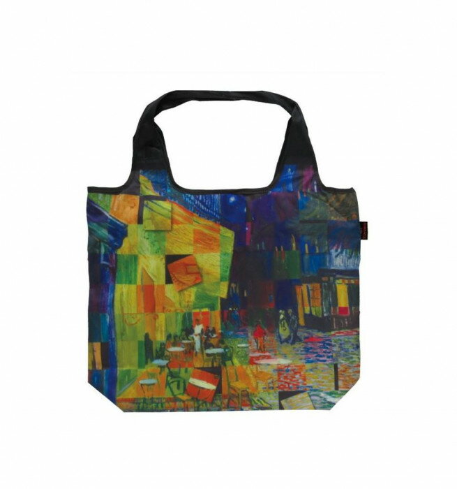 名画モザイクアートシリーズ 〜クーラーエコバッグ〜 ゴッホ 夜のカフェテラス AM-01652