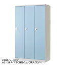 豊國工業 オール扉タイプ3人用 W1050 内筒交換錠 RLK-TTN310-BBT