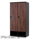 豊國工業 下段オープンタイプ2人用 W700 ダイヤル錠 RLK-TKD270-BBT
