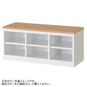 豊國工業 6人用3列2段ベンチ 天板セットW900 RLK-BT3290-WLB(3)