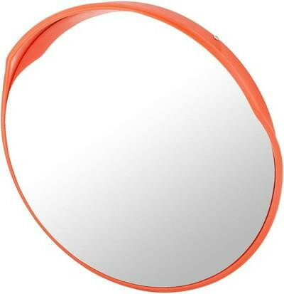 MYST マイスト 5135　ガレージミラー　中 長距離用 〜30mまで 丸形 オレンジ色 約450φmm　169240