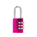 ABUS アバス ナンバー可変式南京錠 145-20 ピンク 14520PI 721298(4)
