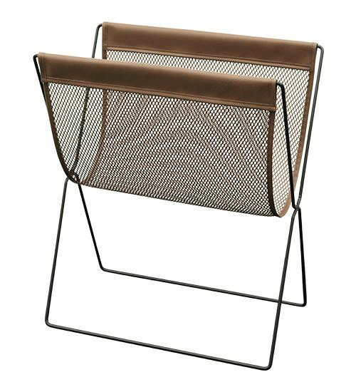 日本製　SAKI サキ サイドワゴン メッシュ×合皮 Lブラックフレーム ブラウン R-345 B