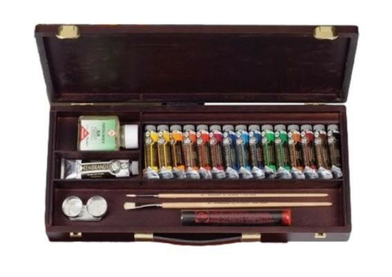 REMBRANDT レンブラント油絵具 ラグジュアリーボックス16色セット T0184 0004 410847