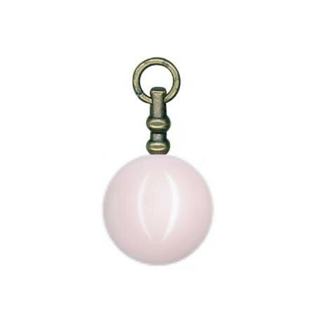 INAZUMA イナズマ 約25mm玉付きファスナー飾り 1個入 116 ライトピンク AK-87-25