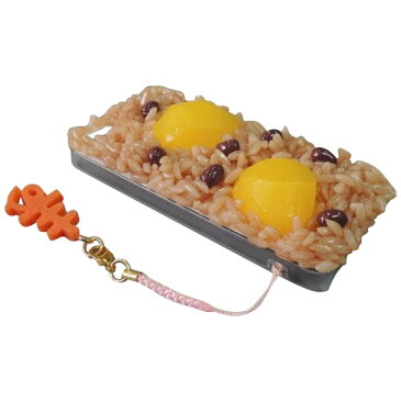 おもしろスマホケース iphone5s 食品サンプルカバー ごはんケース 赤飯