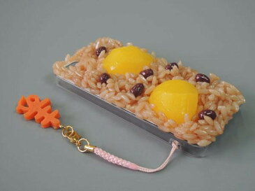 おもしろスマホケース iphone5s 食品サンプルカバー ごはんケース 赤飯