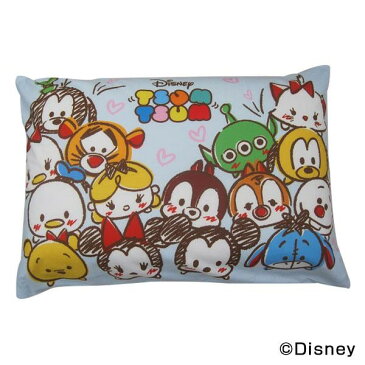 モリシタ DISNEY ディズニー マイクロファイバー生地使用 転写枕カバー ツムツム 43×63cm BL12