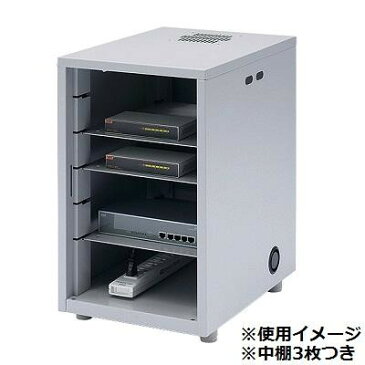 サンワサプライ NAS、HDD、ネットワーク機器収納ボックス CP-KBOX1