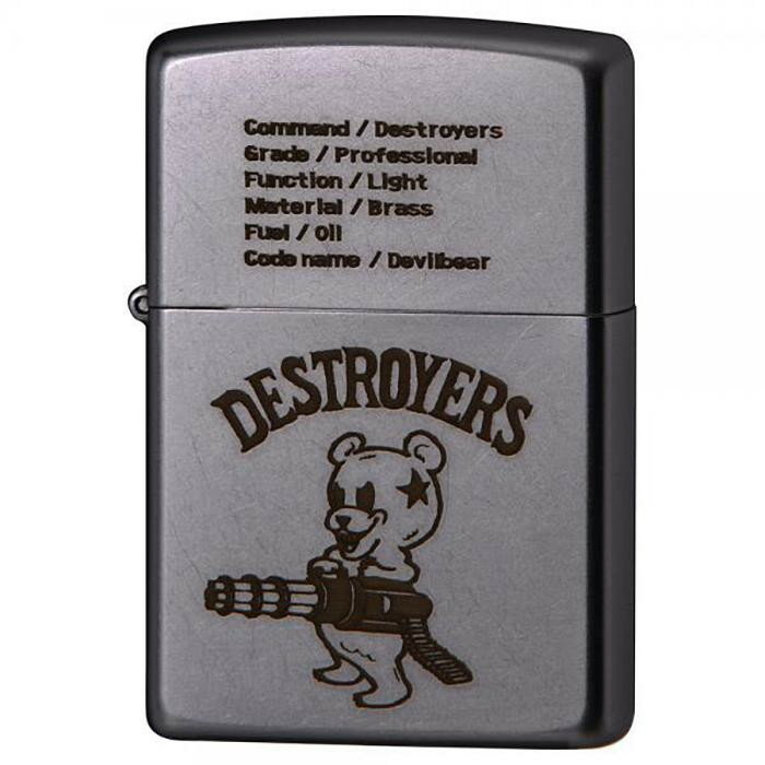 ZIPPO ジッポー ライター デストロイヤーズ DEVILBEAR 2OF-DEVILBEAR