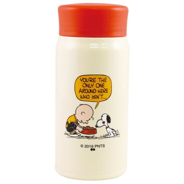 PEANUTS　SNOOPY スヌーピー ステンレスボトル S RED・レッド　PD-2600