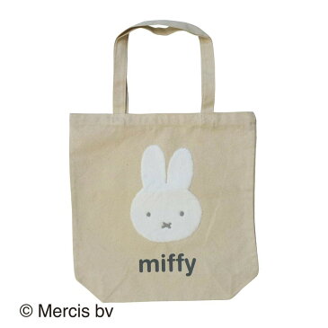 miffy ミッフィー トートバッグ カオ ナチュラル MF-2830