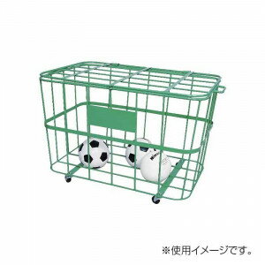 ※サプライヤー直送品　ボールカゴです。バスケットボールやサッカー、バレーボールなどのボールを収納できます。サイズ全長90×全幅70×全高60cm、キャスターΦ50mm個装サイズ：60×70×90cm重量21.5kg個装重量：21500g素材・材質スチール仕様0生産国日本運動施設や教育施設で活躍※時間指定不可ボールカゴです。バスケットボールやサッカー、バレーボールなどのボールを収納できます。fk094igrjs