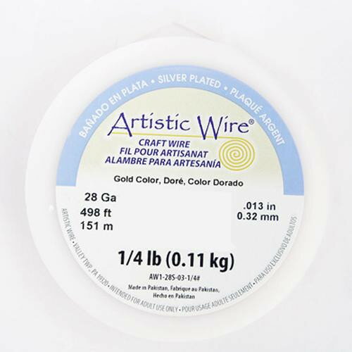 Artistic Wire　アーティスティックワイヤー　ロングスプールス　業務用　ゴールド 0.3mm×約151m 28