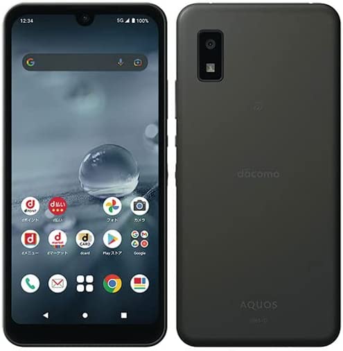 新品未使用 docomo AQUOS wish2 SH-51C チャコール SIMロック解除済 白ロム