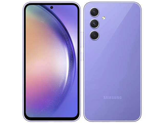 【あす楽】【AU版SIMフリー】新品未使用品 GALAXY A54 5G SCG21 オーサムバイオレット 【白ロム 正規SIMロック解除済み】