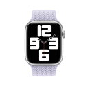 新品未開封品　Apple Watch SE(2nd Gen) 44mm シルバーアルミニウムケース GPS MNLD3J/A [パープルフォグブレイデッドソロループ] 保証未開始