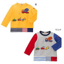 ミキハウス mikihouse 働く車 長袖Tシャツ (80-100cm) キッズ 男の子 子供 