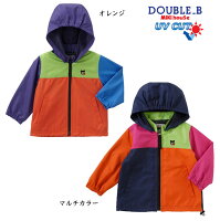 【30％OFF】ダブルビー フード付き ウィンドブレーカー (80-110cm) double_b 【61-3701-679】 20ss