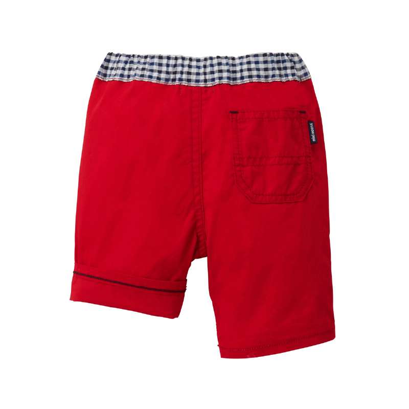 【セール30%OFF】ミキハウス mikihouse ワッペン付き6分丈パンツ (80cm-100m) ハーフパンツ ボトムス 半ズボン パンツ 春 夏 かわいい おしゃれ ベビー 赤ちゃん キッズ 子供服 男の子【12-3103-826】