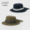 【サマーセール40%OFF】ビールーム ロゴテープ日よけハット 帽子 ハット 日よけ付き UV対策 紫外線対策 ロゴ シンプル 男の子 女の子【9812403】 sm