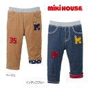 ミキハウス mikihouse ワッペン付きデニムパンツ  