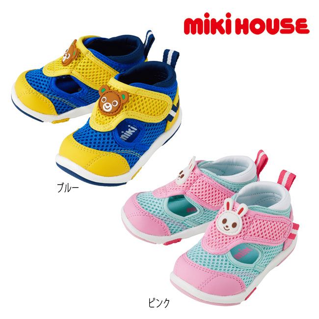 【セール30%OFF】ミキハウス mikihouse ベビーシューズ (12.5-15cm) シューズ 靴 スニーカー セカンドシューズ 出産祝い プレゼント ベビー 女の子【12-9305-828】【sms】のサムネイル