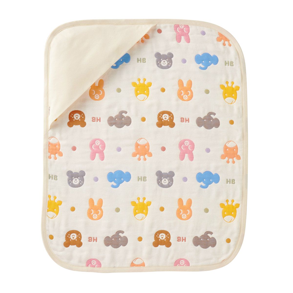 ミキハウス mikihouse ホットビスケッツ ガーゼケット (F) ブランケット ひざ掛け ガーゼ 出産祝い ギフト プレゼント お祝い べビー 赤ちゃん 男の子 女の子【76-8032-570】