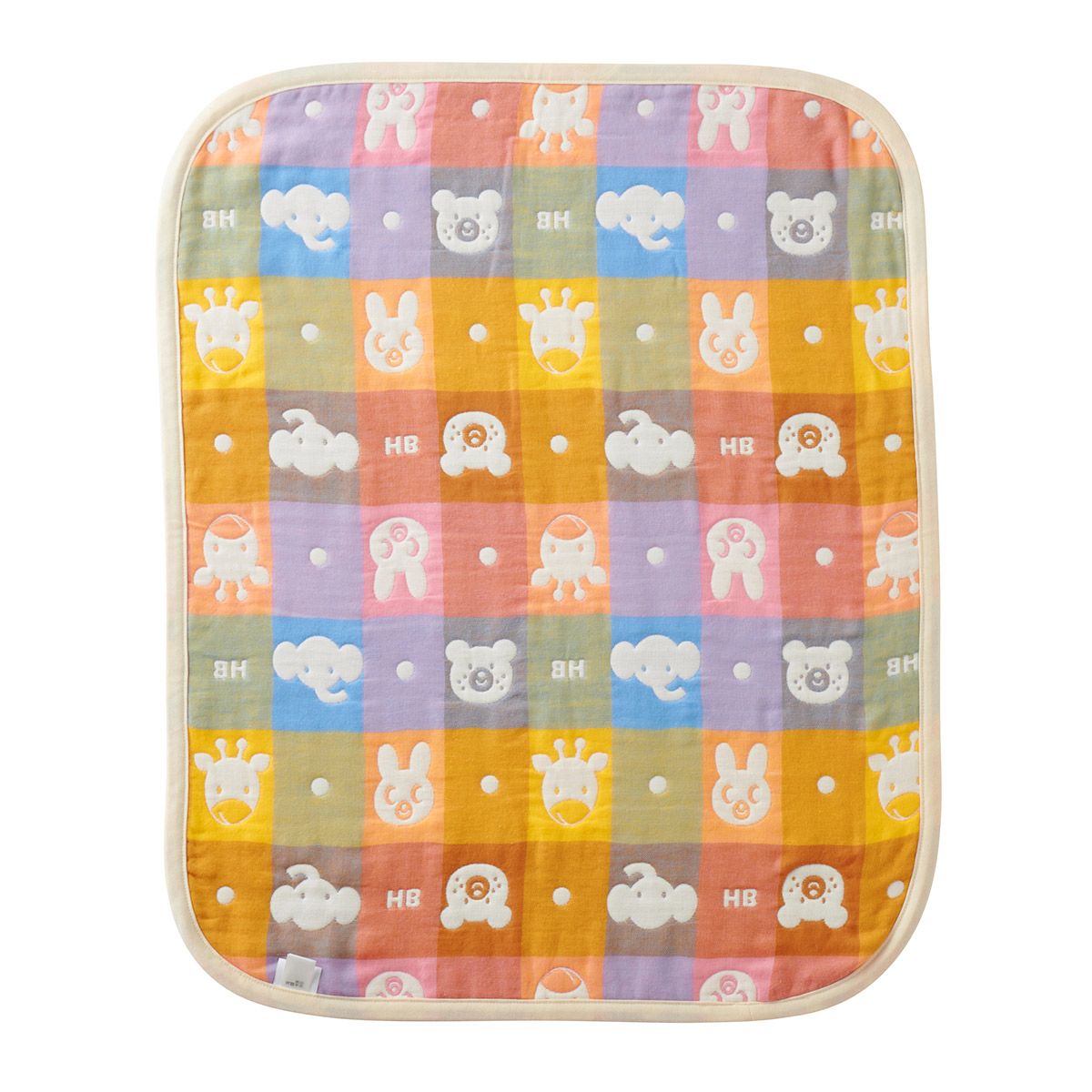 ミキハウス mikihouse ホットビスケッツ ガーゼケット (F) ブランケット ひざ掛け ガーゼ 出産祝い ギフト プレゼント お祝い べビー 赤ちゃん 男の子 女の子【76-8032-570】