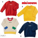 【セール30%OFF】ミキハウス mikihouse ロゴプリント トレーナー（80-150cm）トップス 長袖 スウェット ベビー キッズ ジュニア 子供 男の子 女の子【13-5601-972】 【salew】 その1