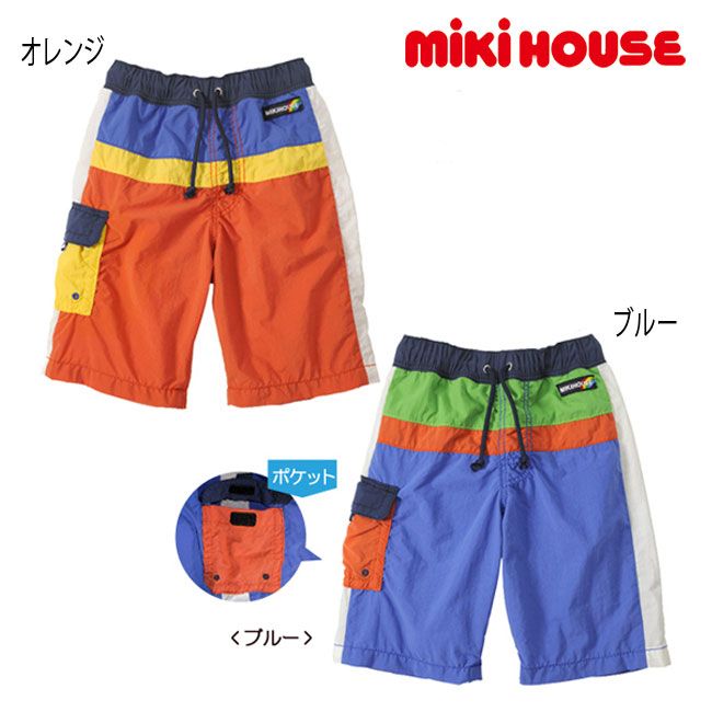 楽天Pockybear【ポイント10倍】【セール30％OFF】ミキハウス mikihouse サーフパンツ （120cm）水着 海パン サーフ パンツ 海 プール キッズ 子供 男の子【12-7102-849】 【prs】[sp-s]