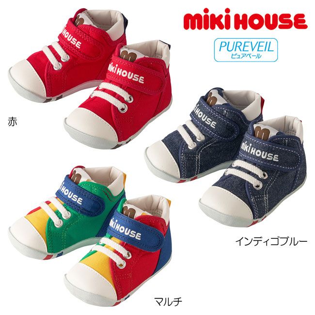 ~LnEX mikihouse mS t@[Xgxr[V[Y (11.5cm-13.5cm) C V[Y t@[XgV[Y V xr[ Ԃ j̎q ̎q v[g oYj Mtg y10-9373-384z