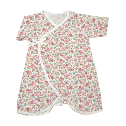 【送料無料・定形外郵便・代引不可】【オールシーズン素材】コンビ肌着 フラワーパーク 12-01142 50〜60cm 【定番】シンク・ビー